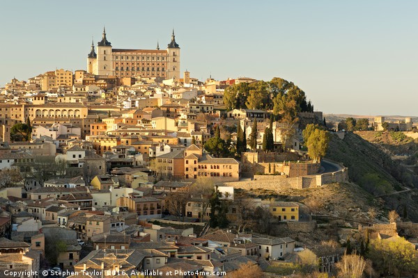 Toledo in the afternoon sun Picture Board by Stephen Taylor