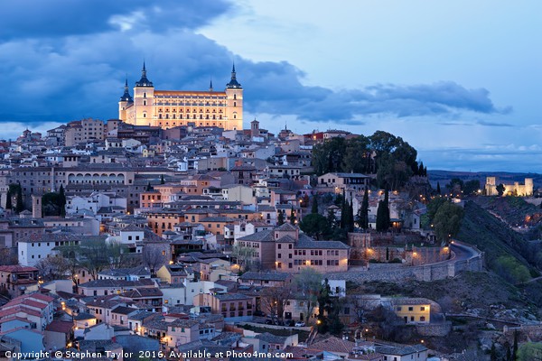 The Alcazar of Toledo Picture Board by Stephen Taylor