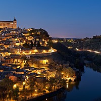 Buy canvas prints of Toledo at night by Stephen Taylor