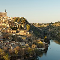 Buy canvas prints of Toledo in the evening sun by Stephen Taylor