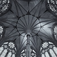 Buy canvas prints of Chapter House B&W by Stephen Taylor
