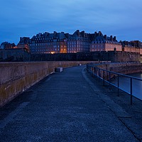 Buy canvas prints of Dawn at Saint Malo by Stephen Taylor