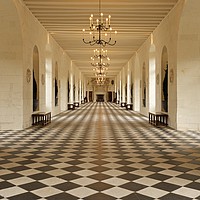 Buy canvas prints of Inside the great grand Chateau de Chenonceau by Stephen Taylor