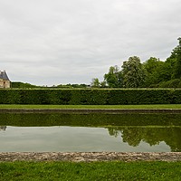 Buy canvas prints of The Gardens of the Chateau de Vaux le Vicomte by Stephen Taylor