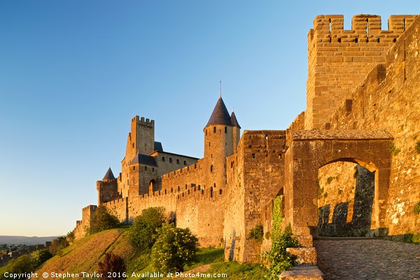 The city of Carcassonne Picture Board by Stephen Taylor