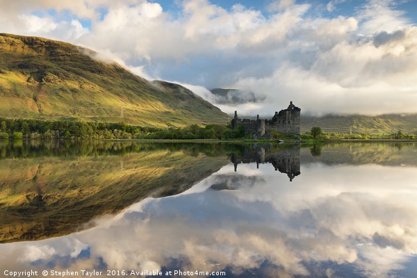 Reflections of Loch Awe Picture Board by Stephen Taylor