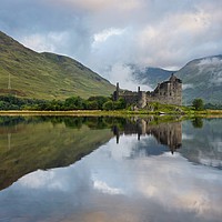 Buy canvas prints of Kilchurn castle and Loch Awe by Stephen Taylor