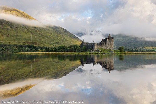 First light at Kilchurn Castle Picture Board by Stephen Taylor