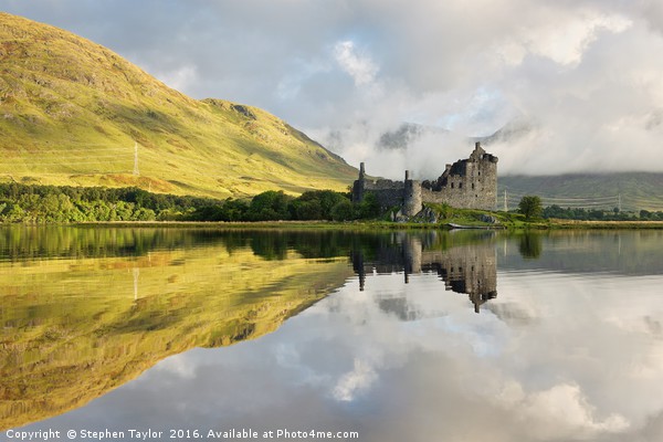 Sunlight at Kilchurn Picture Board by Stephen Taylor