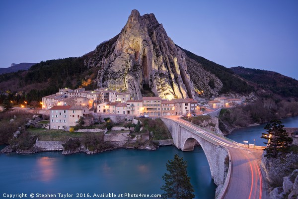 Sisteron Picture Board by Stephen Taylor