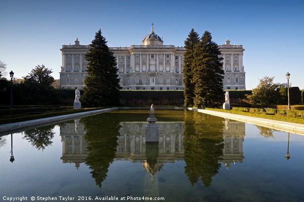 The Royal Palace of Madrid Picture Board by Stephen Taylor