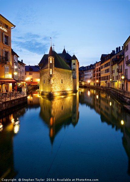 Palais de i'lle Annecy Picture Board by Stephen Taylor