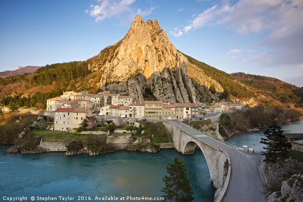 Sisteron Picture Board by Stephen Taylor