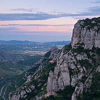 Buy canvas prints of Sunset at Montserrat by Stephen Taylor