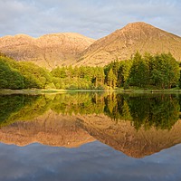 Buy canvas prints of Bidean Nam Bian reflections by Stephen Taylor