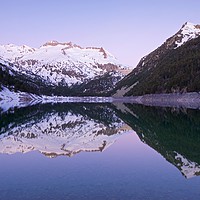 Buy canvas prints of Dawn at Lac D'Oredon by Stephen Taylor