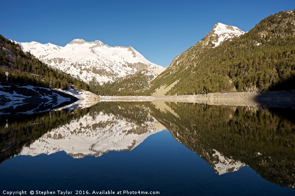 Reflections of the Pyrenees Picture Board by Stephen Taylor