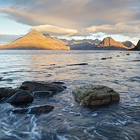 Buy canvas prints of Golden light at Elgol by Stephen Taylor