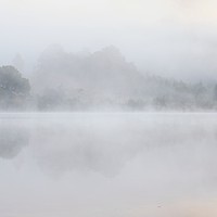 Buy canvas prints of Misty Loch Achray by Stephen Taylor