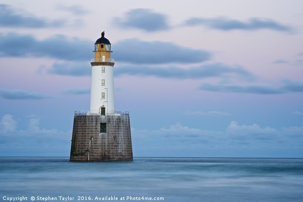 Twilight at Rattray Head Picture Board by Stephen Taylor