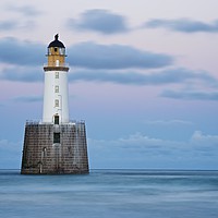 Buy canvas prints of Twilight at Rattray Head by Stephen Taylor