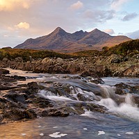 Buy canvas prints of Sunrise at the River Sligachan by Stephen Taylor
