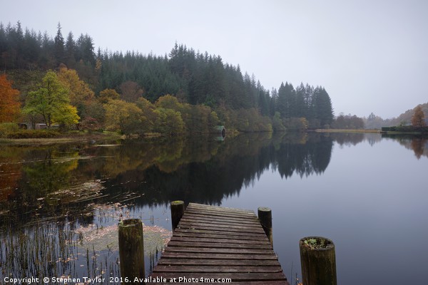 The Boat House at Loch Ard Picture Board by Stephen Taylor