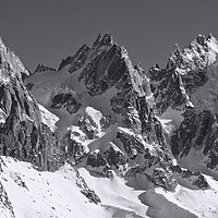 Buy canvas prints of The Mont Blanc Ridge by Stephen Taylor