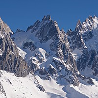 Buy canvas prints of The Mont Blanc Massif by Stephen Taylor
