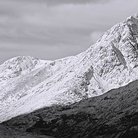 Buy canvas prints of The Mountains of Glencoe by Stephen Taylor