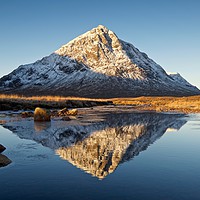Buy canvas prints of Stob Dearg Reflections by Stephen Taylor