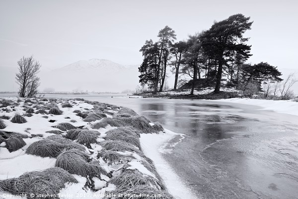 Loch Tulla Picture Board by Stephen Taylor
