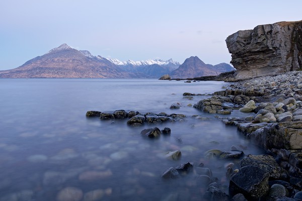 Dawn at Elgol Picture Board by Stephen Taylor