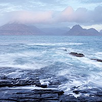 Buy canvas prints of Blustery weather at Elgol by Stephen Taylor
