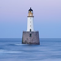 Buy canvas prints of The last of the twilight colours at Rattray Head by Stephen Taylor