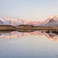 Buy canvas prints of Rannoch Moor sunrise Panorama by Stephen Taylor
