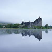 Buy canvas prints of Kilchurn in the fog by Stephen Taylor