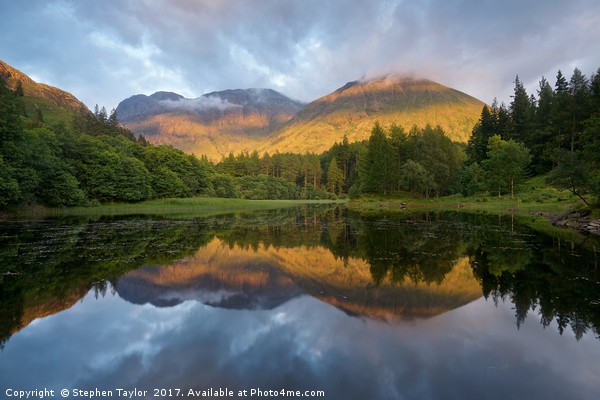 The Last of the summer Light in Glencoe Picture Board by Stephen Taylor