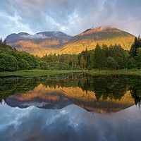 Buy canvas prints of The Last of the summer Light in Glencoe by Stephen Taylor