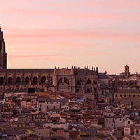 Buy canvas prints of Sunset over Toledo by Stephen Taylor