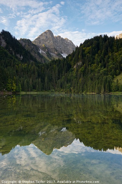 Lac des Plagnes Picture Board by Stephen Taylor