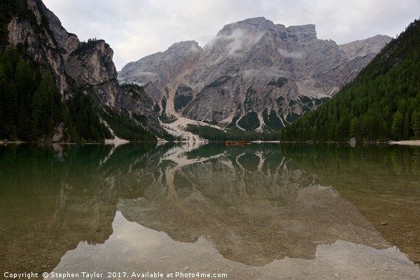 Lago di Braies Picture Board by Stephen Taylor