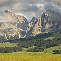 Buy canvas prints of Alpe di Siusi by Stephen Taylor