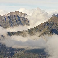 Buy canvas prints of A Cloud Inversion in the Pyrenees by Stephen Taylor