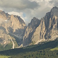 Buy canvas prints of The Langkofel Group by Stephen Taylor