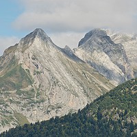 Buy canvas prints of Ossau Valley Panorama by Stephen Taylor