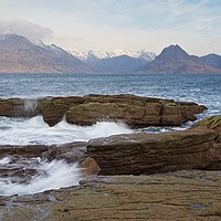 Buy canvas prints of Morning tides at Elgol by Stephen Taylor