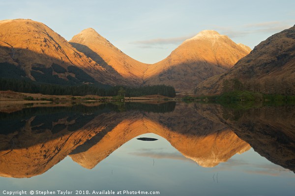 The last of the Light at Lochan Urr Picture Board by Stephen Taylor