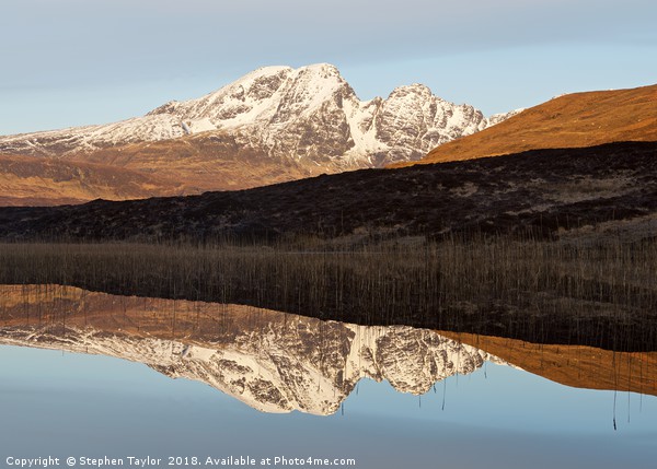 Reflections of Blaven Picture Board by Stephen Taylor