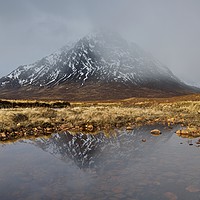 Buy canvas prints of Buachaille Etive Mor Reflections by Stephen Taylor